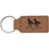 SKU: GFT178 – 2 3/4″ x 1 1/4″ Dark Brown Laserable Leatherette Rectangle Keychain