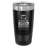 SKU: LTM7266 – Polar Camel 20 oz. Black Ringneck Insulated Tumbler with Slider Lid and Silver Ring